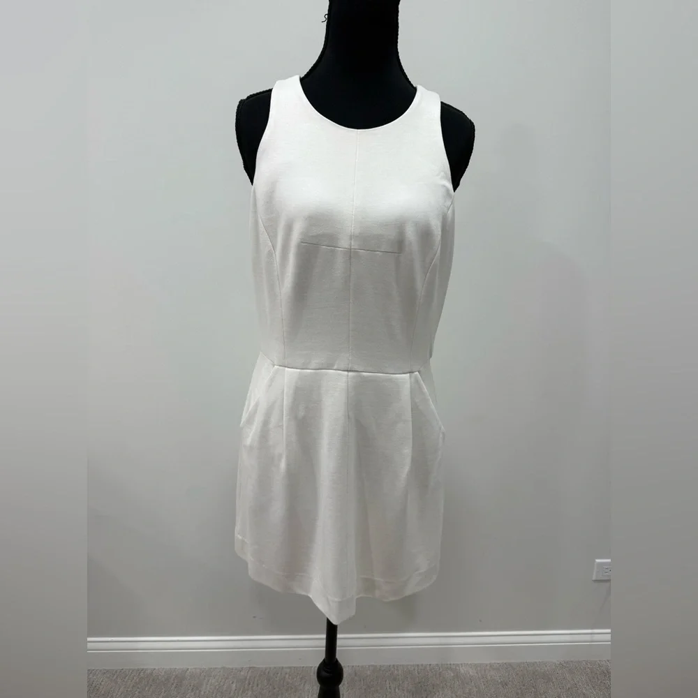 Milly Ivory and White Dress - Picture 1 of 6